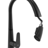 kitchen mixer tap Rea Ross with pull-out spout, black (REA-B5313)
