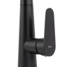 kitchen mixer tap Rea Ross with pull-out spout, black (REA-B5313)