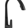 kitchen mixer tap Rea Ross with pull-out spout, black (REA-B5313)