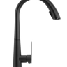 kitchen mixer tap Rea Ross with pull-out spout, black (REA-B5313)