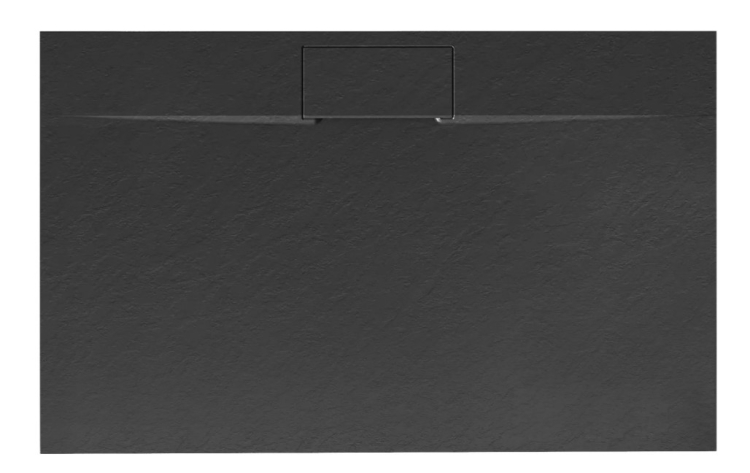 поддон Rea Bazalt Long 80x100 прямоугольный, черный (REA-K3323)