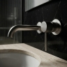 смеситель для умывальника Rea Lungo Stripe скрытого монтажа, brushed nickel (REA-B8054)