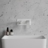 washbasin mixer tap Omnires Parma chrome/white (PM7415CRB)
