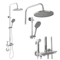Sistema de ducha Rea Max cromado (REA-P6616)
