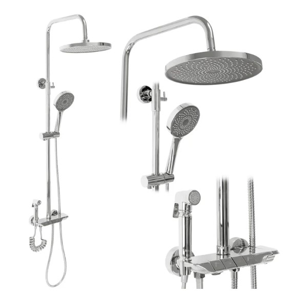 shower system Rea Max chrome (REA-P6616)