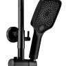 shower system Rea Rob black, with thermostat (REA-P6627)