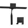 Bath scraper Rea black (REA-70001)
