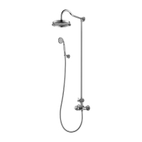 Sistema de ducha con termostato Omnires Armance cromado (AM5244/6CR)