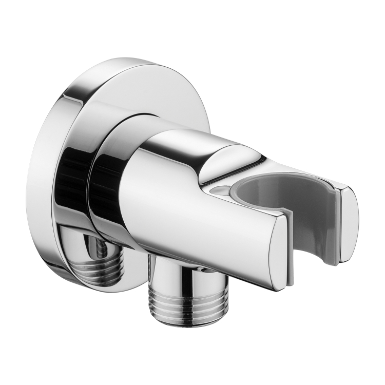 shower hose connection with holder Omnires chrome (8873CR)