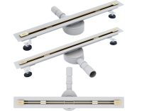 Sifón Rea Neo Ultra Slim Pro, dorado, 800 mm (REA-G9805)