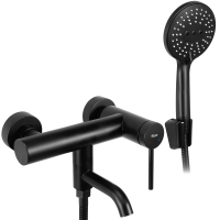 Mezclador de baño Rea Clif negro (REA-B4240)