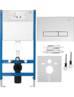инсталляционная система Rea для унитаза + кнопка HD chrom (KPL-E9561)