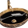 Lavabo Rea Margot 52x40 oro negro (REA-U8978)