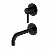 Mezclador de lavabo empotrado Omnires Y negro (Y1215NBL)