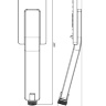 Sistema de ducha y bañera empotrable cromado Omnires Fresh (SYSFRW01CR)