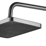 Sistema de ducha Rea Rob níquel mate, con termostato (REA-P6624)