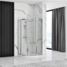 shower cabin Rea Look 90x90x190 safety glass, transparent, chrome (REA-K7905)