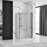 shower cabin Rea Look 90x90x190 safety glass, transparent, chrome (REA-K7905)