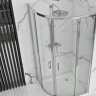 shower cabin Rea Look 90x90x190 safety glass, transparent, chrome (REA-K7905)