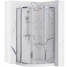 shower cabin Rea Look 90x90x190 safety glass, transparent, chrome (REA-K7905)