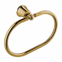 Toallero Omnires Art Line dorado, aro (AL53230GL)