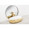 Lavabo Rea Melania 40,5x60 dorado/blanco (REA-U1050)