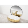 Lavabo Rea Melania 40,5x60 dorado/blanco (REA-U1050)