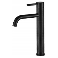 Mezclador de lavabo Rea Gusto negro, alto (REA-B8406)