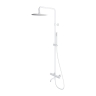 Omnires Y shower system with thermostat, matt white (Y1234WM)