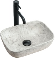 Lavabo Rea Camelia Light Stone 25x36 gris (REA-U0362)