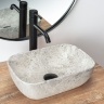 washbasin Rea Camelia Light Stone 25x36 grey (REA-U0362)
