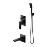 concealed bath and shower mixer Omnires Parma black mat (SYSPMW01BL)