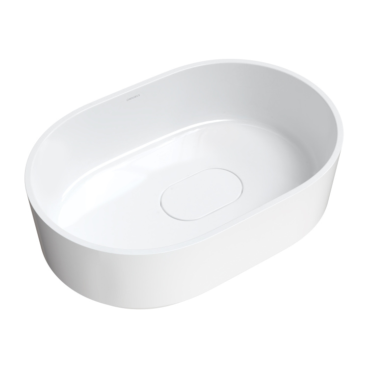 washbasin Omnires Cadence 62x42 white (CADENCE620BP)