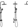 shower system Rea Max black (REA-P6615)