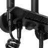 shower system Rea Max black (REA-P6615)