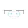 Omnires Kingston 70x150 Shower Curtain Chrome/Clear (XHE85CRTR)