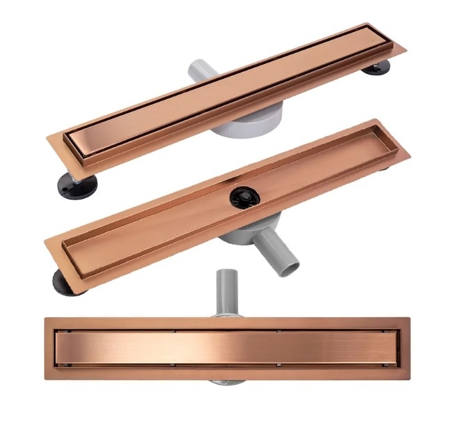 Rea Neo &amp; Pure Pro drain, copper, 800 mm (REA-G8022)