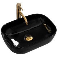 Lavabo Rea Belinda 33,5x46,5 negro (REA-U8490)