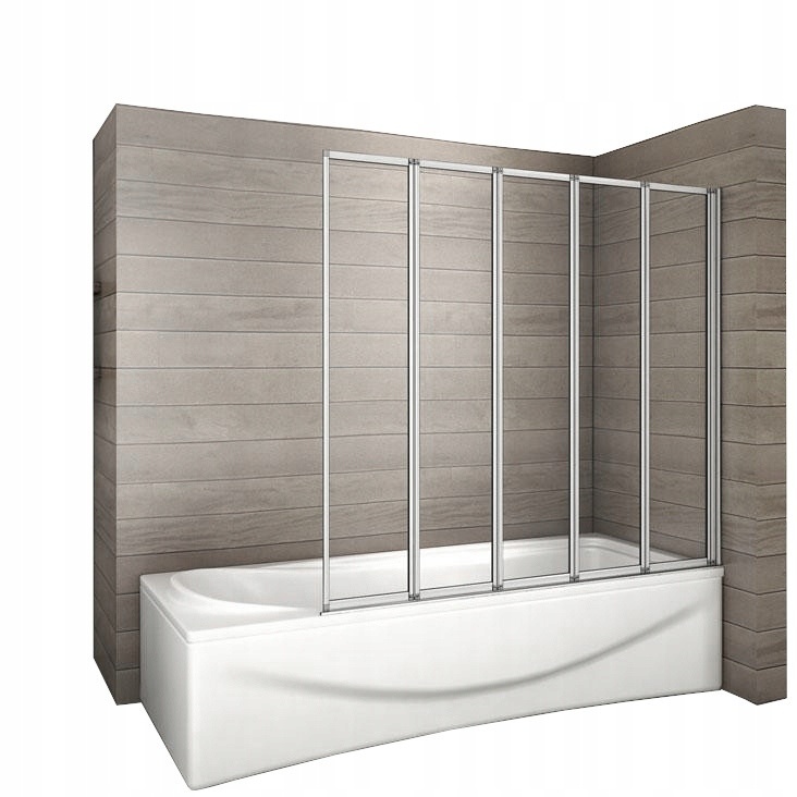 Cortina de ducha Rea Idea 120x140 cristal transparente (REA-W0850)