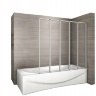 Cortina de ducha Rea Idea 120x140 cristal transparente (REA-W0850)