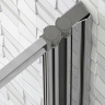 Cortina de ducha Rea Idea 120x140 cristal transparente (REA-W0850)