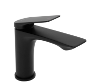 Mezclador de lavabo Rea Avalon bajo, negro (REA-B1117)