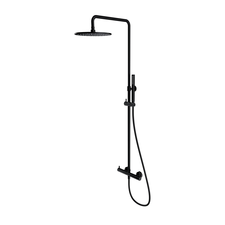 shower system Omnires Y black (Y1244MBL)