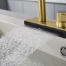 kitchen mixer tap Rea Conor with pull-out spout, gold brush (REA-B6312)