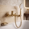 смеситель для ванны Rea Logan brushed gold (REA-B2227)