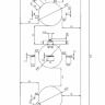concealed bath and shower mixer Omnires Y chrome (Y1238/KROCR)