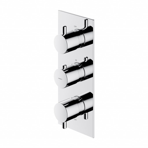 concealed bath and shower mixer Omnires Y chrome (Y1238/KROCR)