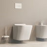 Inodoro Omnires Fontana sin reborde suspendido, asiento duroplast (FONTANAMWBP)