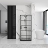 shower cabin Rea Concept Black 90x90 transparent glass (REA-K5478)