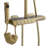 shower system Rea Rob matte gold, with thermostat (REA-P6623)